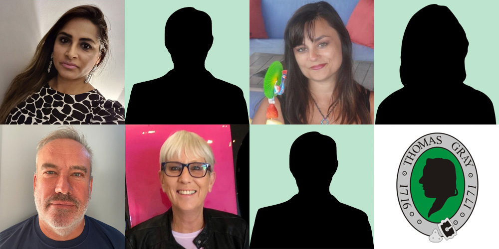 A montage of portrait photos of councillors